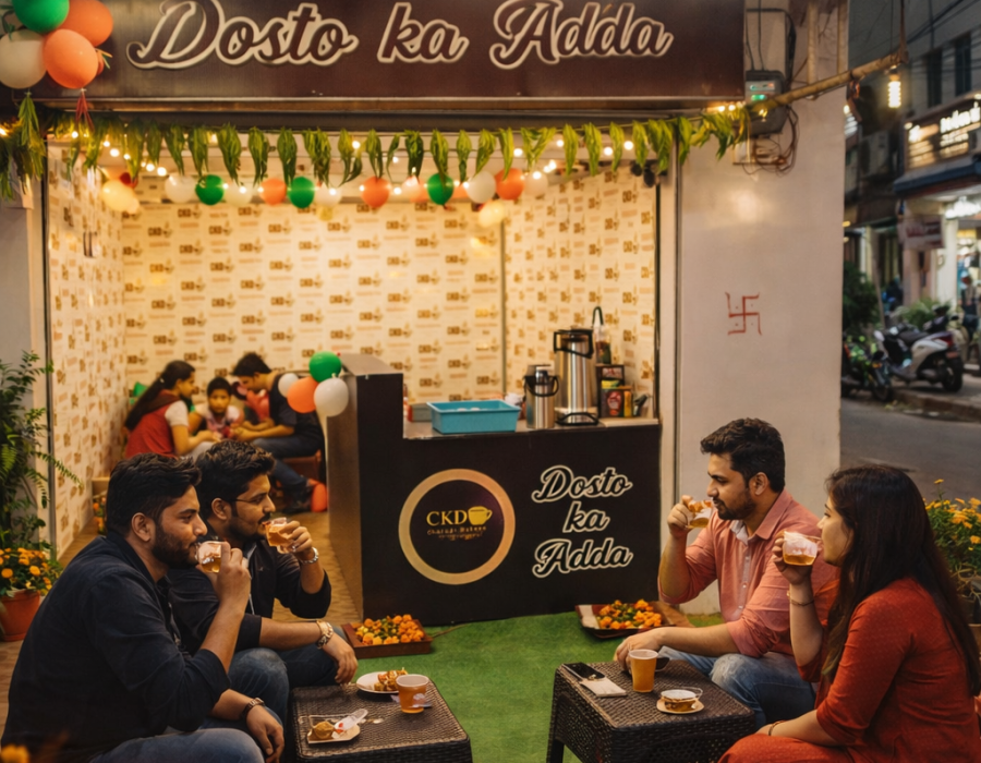 CKD Chai shop in Jabalpur serving natural taste tea